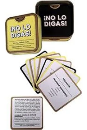 JUEGOS DE SOBREMESA: ¡NO LO DIGAS!