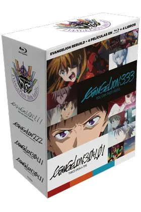 BD Evangelion Rebuild. 1.11 · 2.22 ·3.33 · 3.0+1.11 Colección Completa