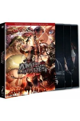 DVD ATAQUE A LOS TITANES TEMPORADA 3 PARTE 2