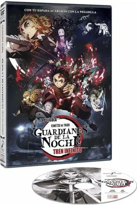 DVD GUARDIANES DE LA NOCHE: KIMETSU NO YAIBA TREN INFINITO LA PELICULA
