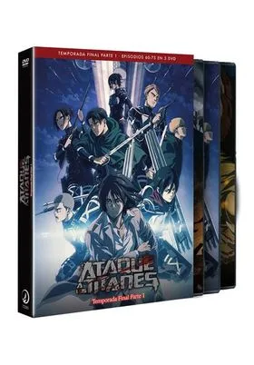 DVD Ataque a los Titanes Temporada Final Parte 1