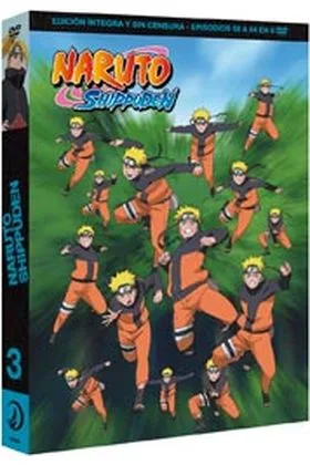 DVD NARUTO SHIPPUDEN BOX 3