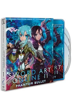 SWORD ART ONLINE TEMP 2 PARTE 1 (3 BD) ED. BASICA