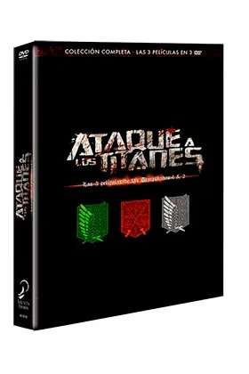 DVD ATAQUE A LOS TITANES LAS PELICULAS TEMPORADA 1 & 2