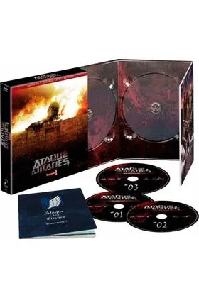 BD ATAQUE A LOS TITANES TEMPORADA 1 BLURAY EDICION COLECCIONISTAS