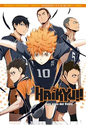 HAIKYU!! LOS ASES DEL VOLEY TEMPORADA 1 PARTE 2. BLU-RAY