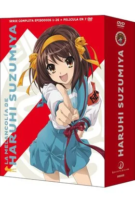 LA MELANCOLÍA DE HARUHI SUZUMIYA SERIE COMPLETA + PELICULA DVD