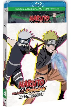 BD NARUTO SHIPPUDEN PELICULA 4 LA TORRE PERDIDA + CORTO