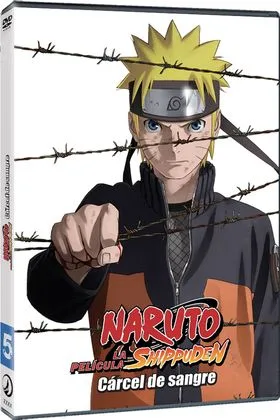 DVD NARUTO SHIPPUDEN PELICULA 5 CARCEL DE SANGRE + CORTO