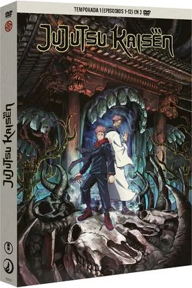 DVD JUJUTSU KAISEN TEMPORADA 1 PARTE 1