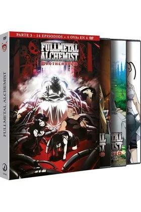 DVD FULLMETAL ALCHEMIST BROTHERHOOD BOX 3.