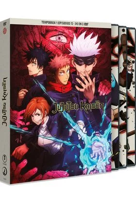 DVD JUJUTSU KAISEN TEMPORADA 1 parte 2 episodios 13 a 24