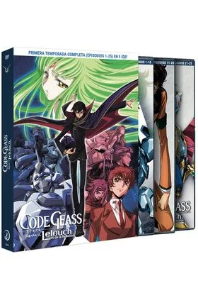 DVD CODE GEASS - LELOUCH, EL DE LA REBELIÓN. EPISODIOS 1 A 25