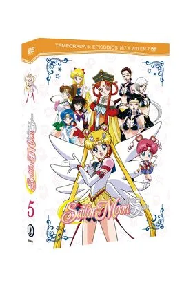 DVD SAILOR MOON SAILOR STARS TEMPORADA 5 (Episodios 1 a 34 - 167 a 200)
