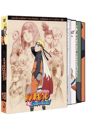 DVD Naruto Shippuden BOX18 Episodios 462 a 500