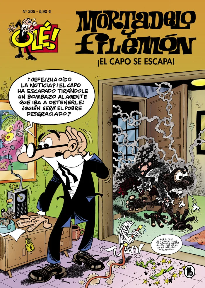 Ole Mortadelo 205 el Capo Se Escapa