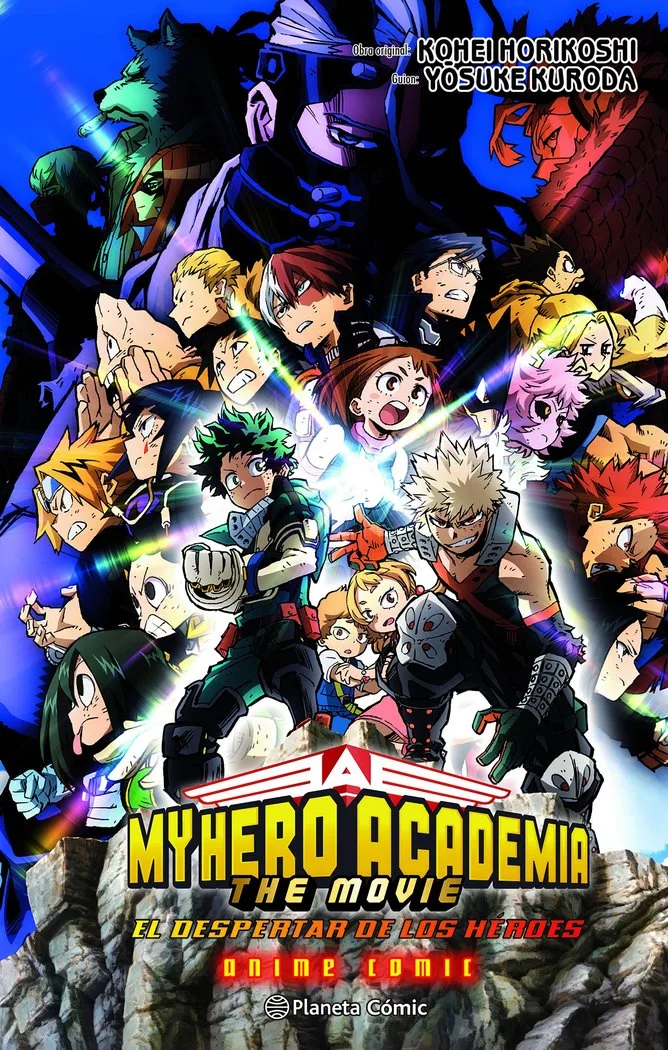 MY Hero Academia el Despertar de los Heroes Anime Comic
