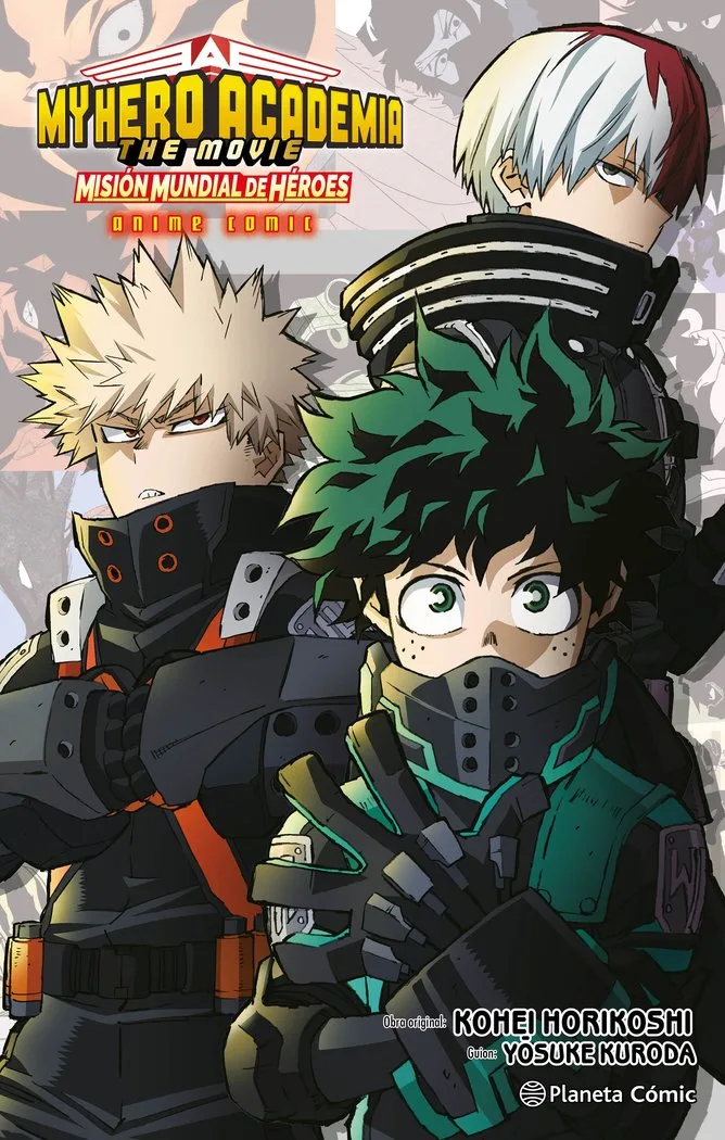 MY Hero Academia Mision Mundial de Heroes Anime Comic