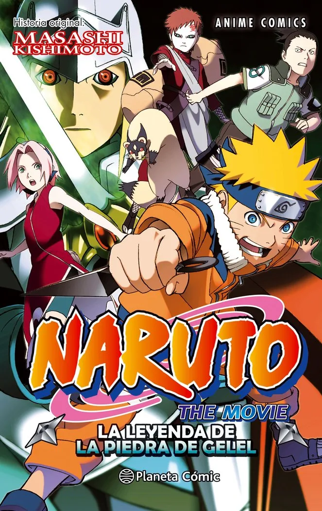 Naruto Anime Comic 3 la Leyenda de la Piedra de Gelel