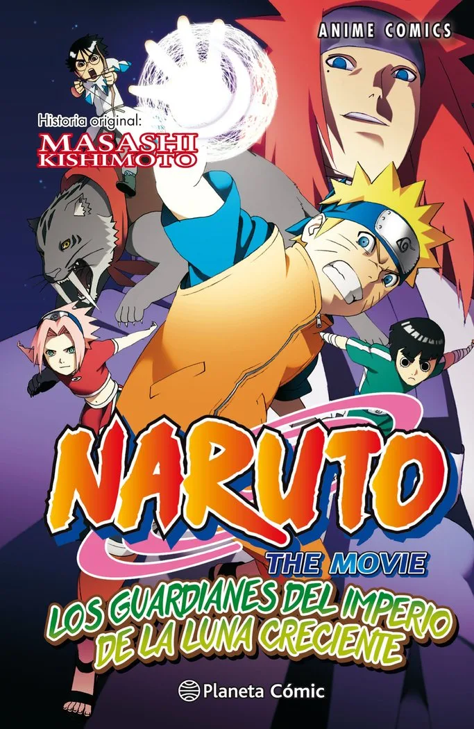 Naruto Anime Comic 4 los Guardianes del Imperio de Luna Cre