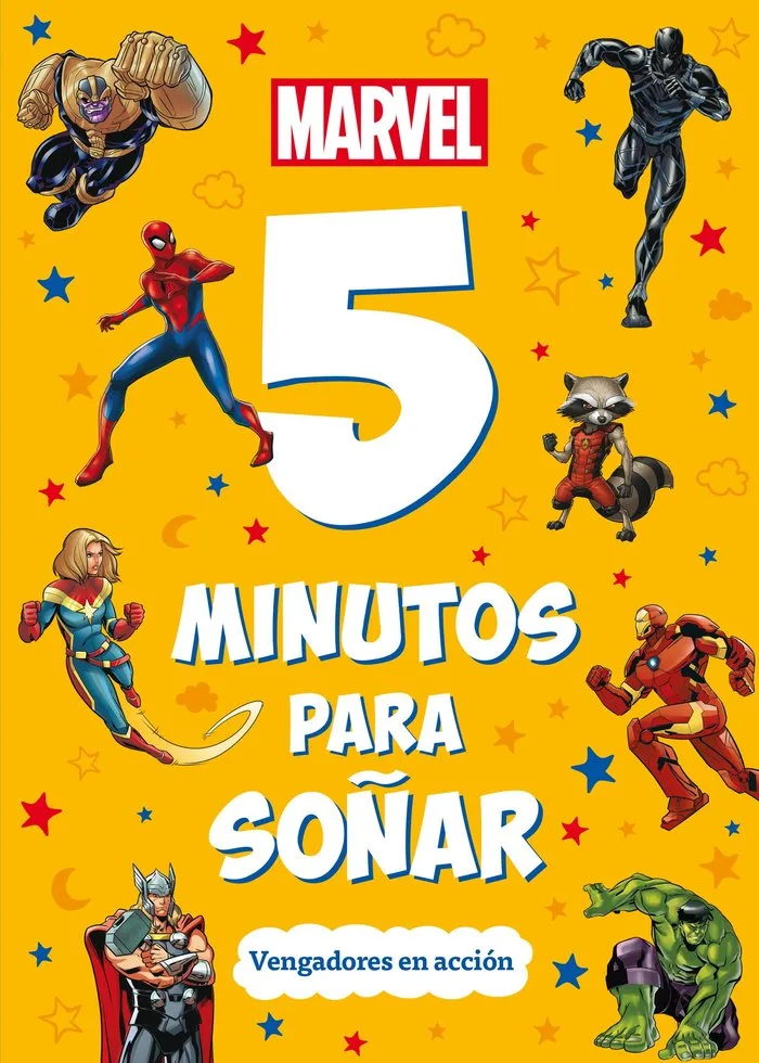 Marvel 5 Minutos para Soñar Vengadores en Accion