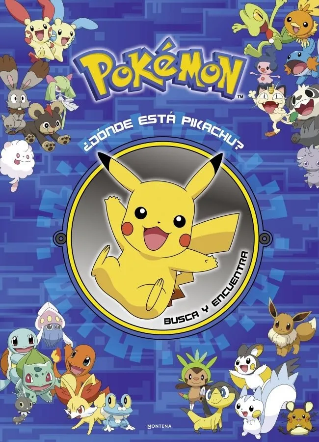 Donde Esta Pikachu Busca y Encuentra Coleccion Pokemon
