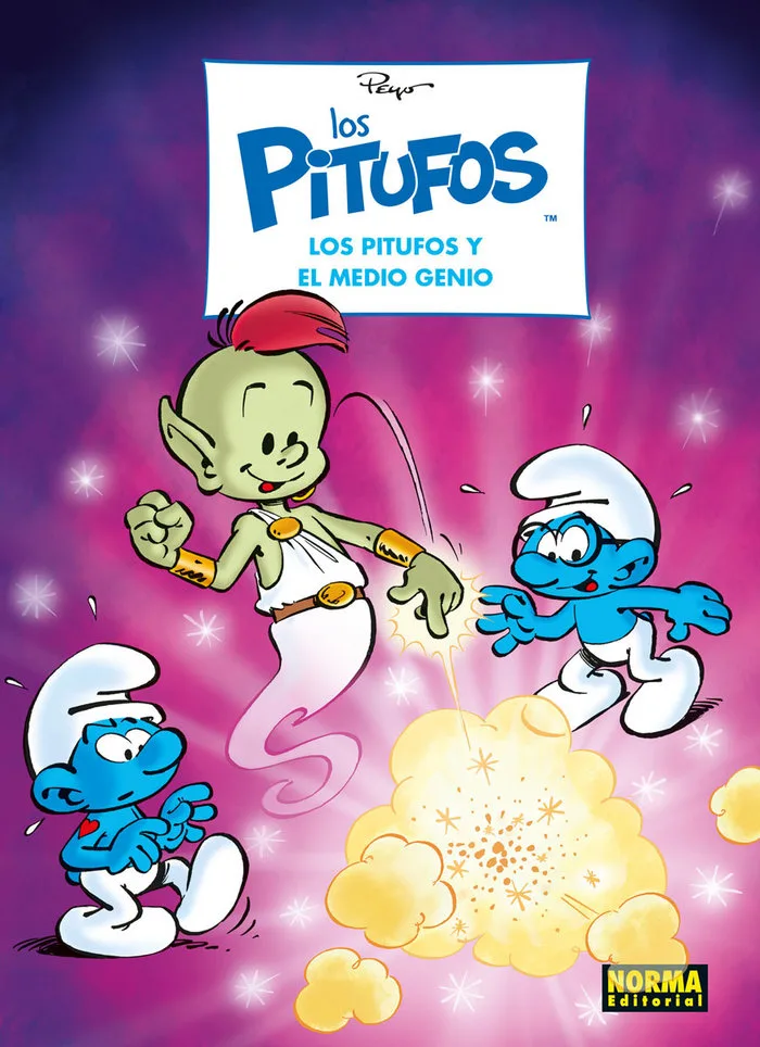 Pitufos 35 los Pitufos y el Medio Genio