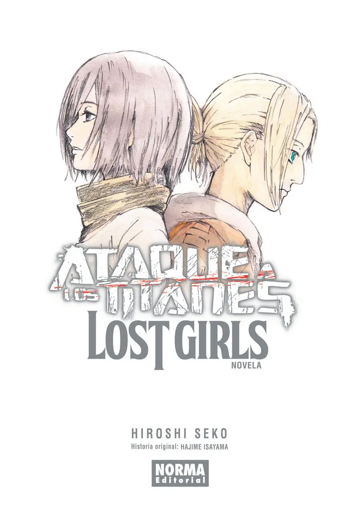 Ataque a los Titanes Lost Girls Novela