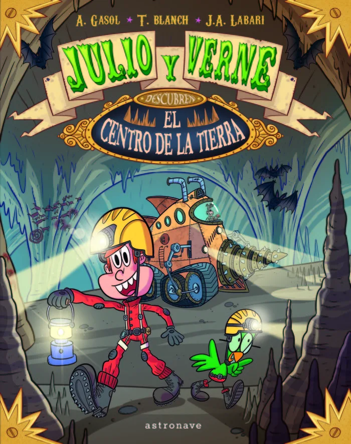 Julio y Verne Descubren el Centro de la Tierra