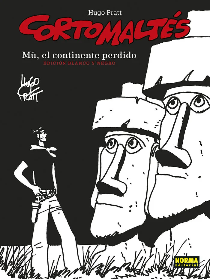 Cortomaltes Mu Continente Perdido Blanco y Negro