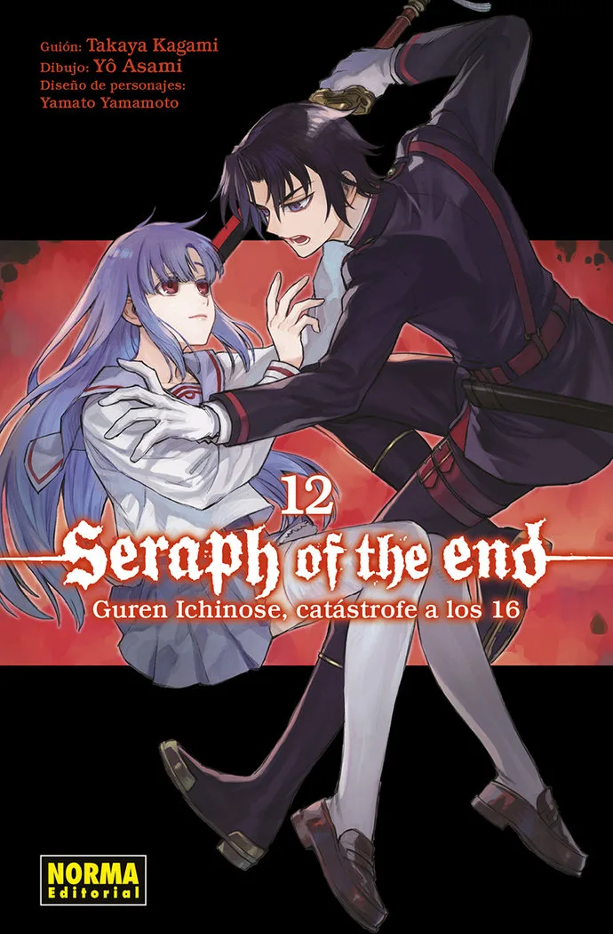 Seraph of the End 12 Guren Ichinose Catastrofe a los 16