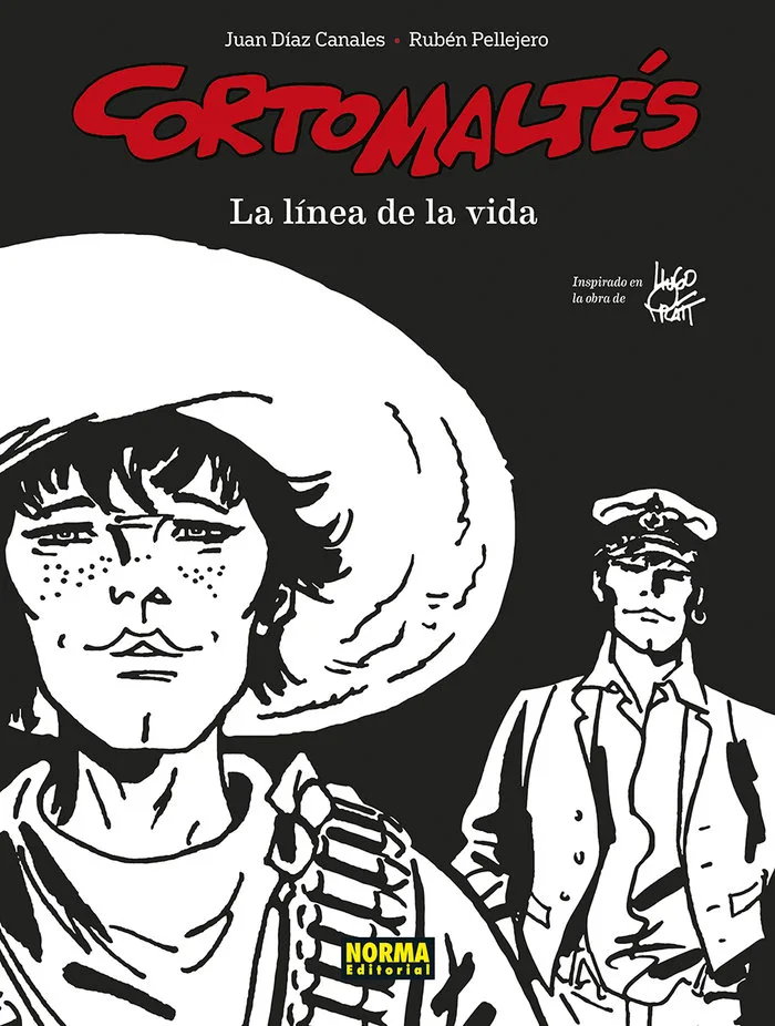 Corto Maltes 17 la Linea de la Vida Blanco y Negro