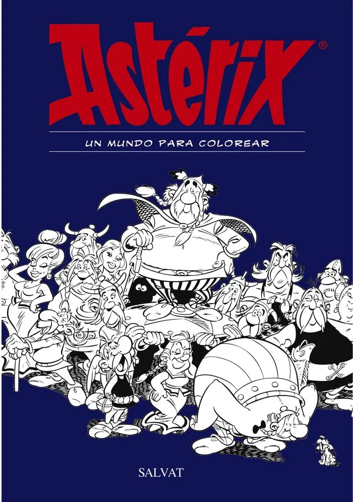 Asterix un Mundo para Colorear