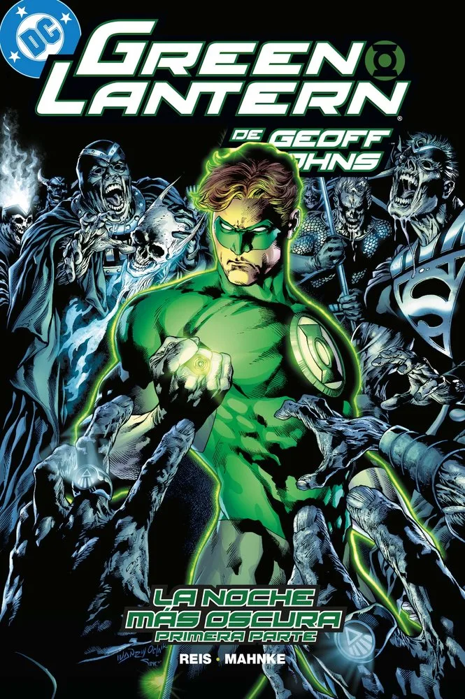 Green Lantern de Geoff Johns 11 la Noche Mas Oscura Primera