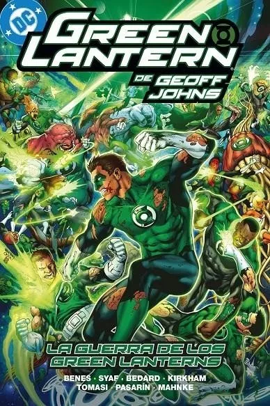 Green Lantern de Geoff Johns 15. la Guerra de los Green Lan
