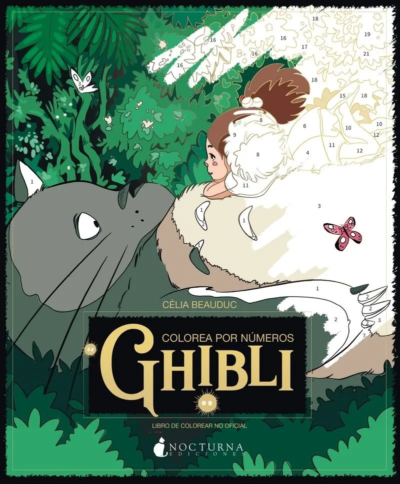 Colorea por Numeros Studio Ghibli