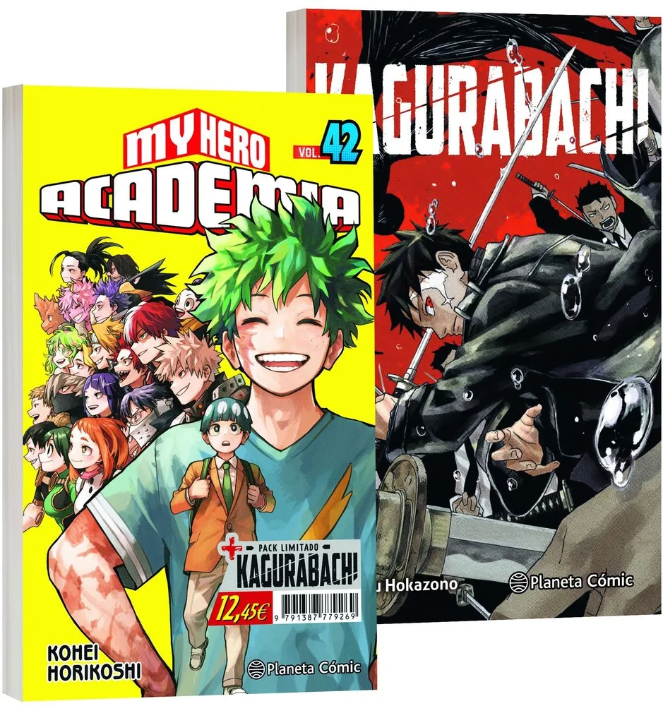 MY Hero Academia 42 y Kagurabachi 1 Pack Especial