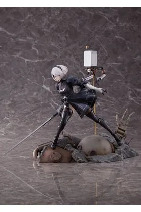 2B DELUXE EDITION STATUE 20 CM NIER AUTOMATA VERSION 1.1A 1/7 SCALE