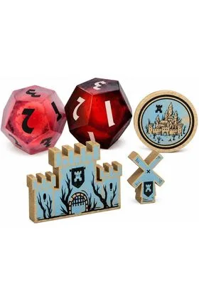 Vampire Lords: Tokens de Madera y Dados de Resina
