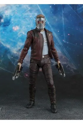 STAR-LORD + SET EXPLOSION FIGURA 17 CM GUARDIANES DE LA GALAXIA VOL. 2  SH FIGUARTS
