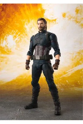 CAPTAIN AMERICA MOVIE + SET EFFECTS FIGURA 16 CM MARVEL AVENGERS INFINITY WARSH FIGUARTS