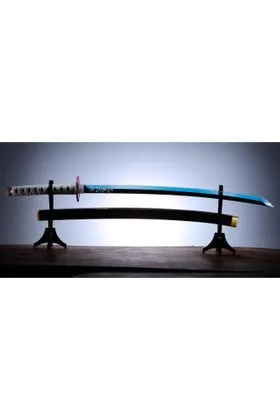 Nichirin Sword (giyu Tomioka) Réplica 95 CM Demon Slayer: Kimetsu No Yaiba Proplica Collec