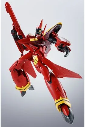 VF-19 CUSTOM FIRE VALKYRIE FIGURA 15 CM MACROSS 7 HI-METAL R