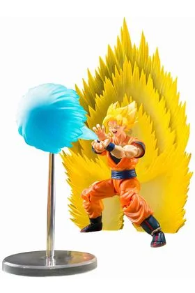 SUPER SAIYAN SON GOKU SET TELEPORT KAMEHAMEHA VERSION 15 CM DRAGON BALL TAMASHII EFFECT