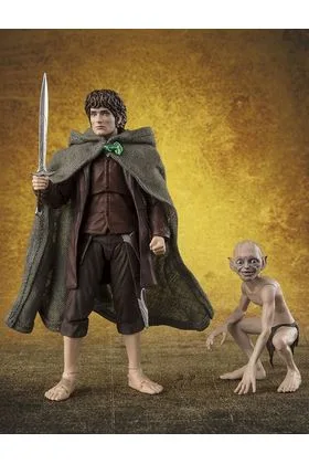 FRODO BAGGINS & GOLLUM FIGURAS 12 & 5 CM THE LORD OF THE RINGS: THE FELLOWSHIP OF THE RING