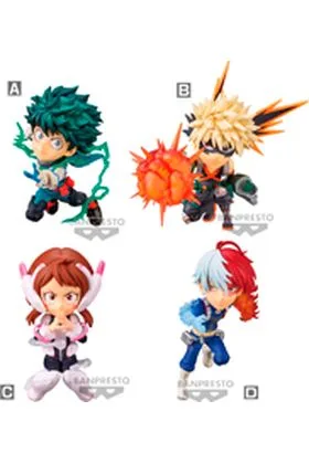SURTIDO 12 FIGURAS 7 CM MY HERO ACADEMIA WCF