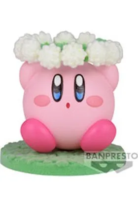 KIRBY PLAY IN THE FLOWER VER FIG 3 CM KIRBY FLUFFY PUFFY
