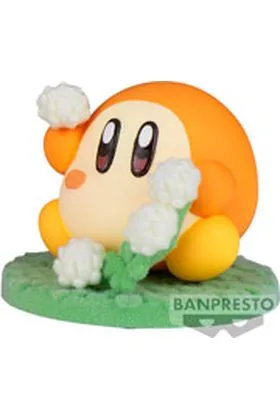 WADDLE DEE PLAY IN THE FLOWER VER FIG 3 CM KIRBY FLUFFY PUFFY