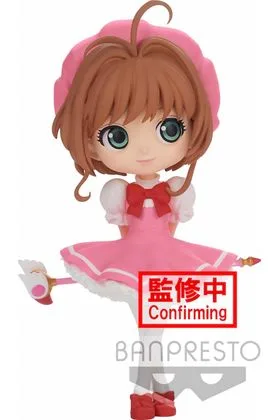 SAKURA KINOMOTO VER. A FIGURA 14 CM CARDCAPTOR SAKURA CLOW CARD Q POSKET RE-RUN