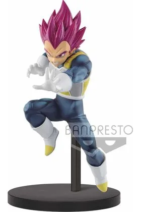 SUPER SAIYAN GOD VEGETA FIGURA 13 CM DRAGON BALL SUPER CHOSENSHIRETSUDEN II VOL. 3